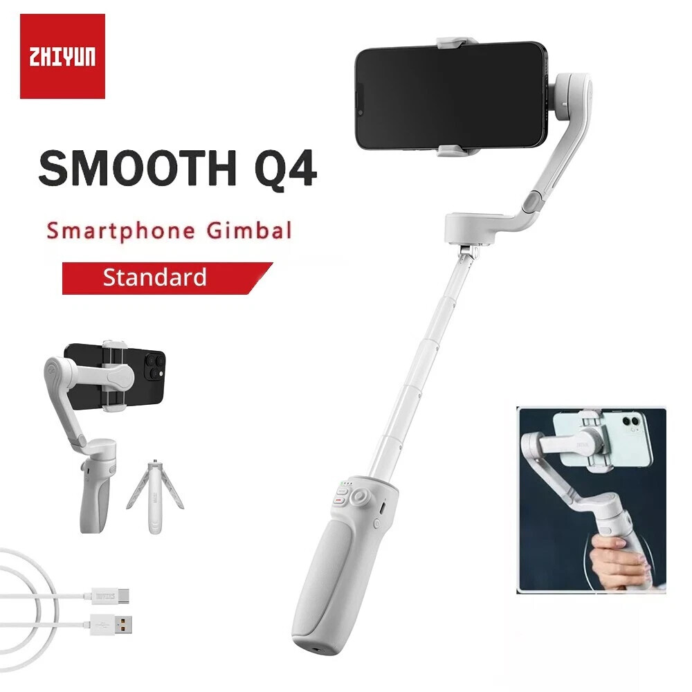 Zhiyun Smooth Q4 Gimbal 3-Axis Portable Foldable for Android iPhone Stabilizer