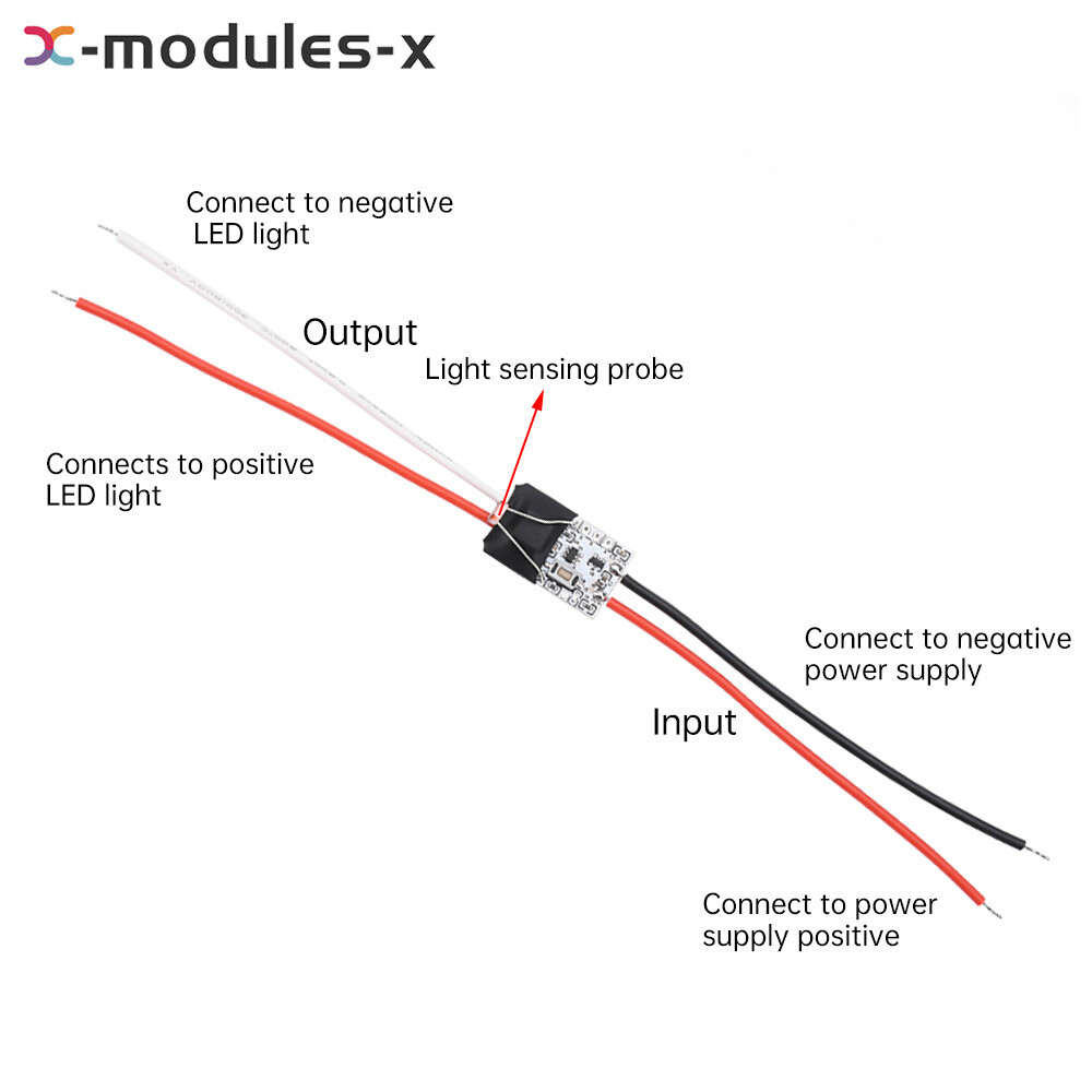 Light Sensor Switch Auto on Off Photocell Street Light Switch DC 3.7V~24V 5A