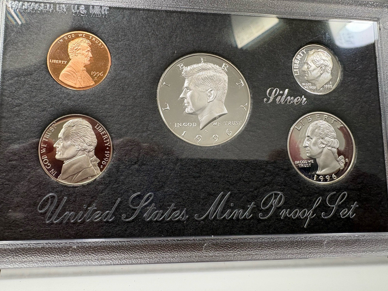 1996 United States Mint Silver Proof Set