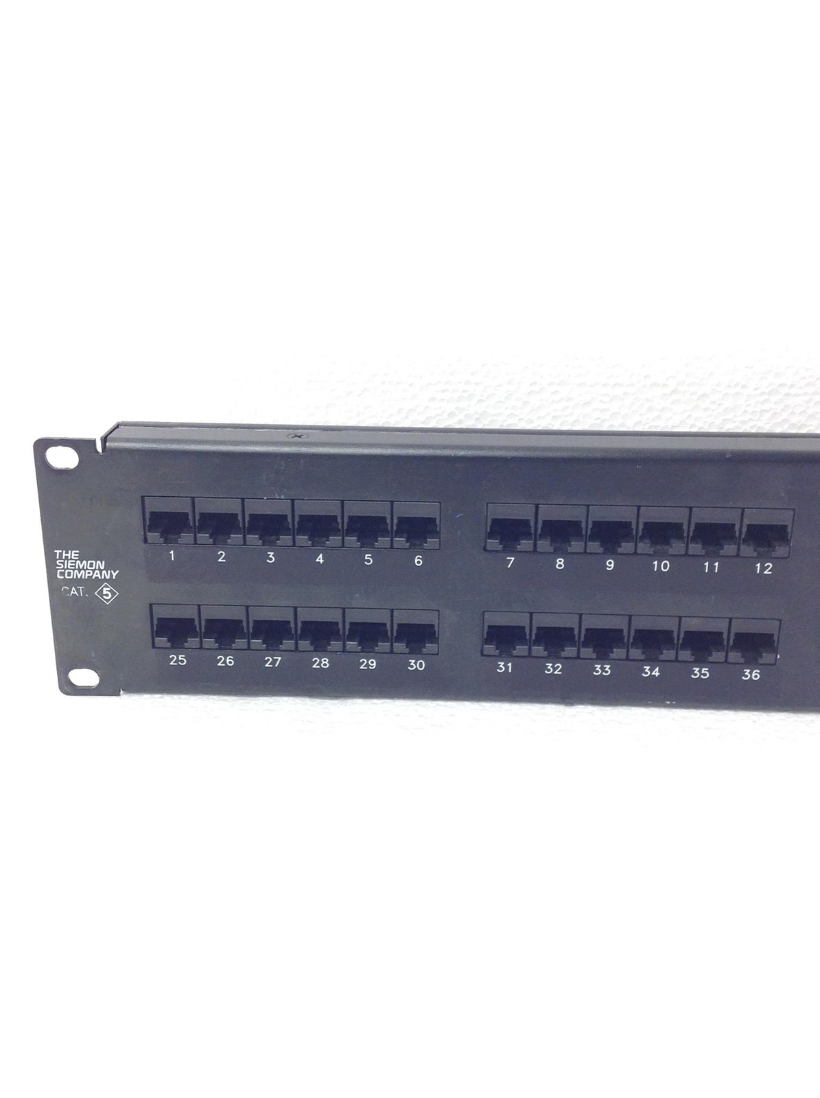 20x SIEMON High Density Cat 5e 48-port Patch Panel HD5-48T4 2RMS T568A WORKING