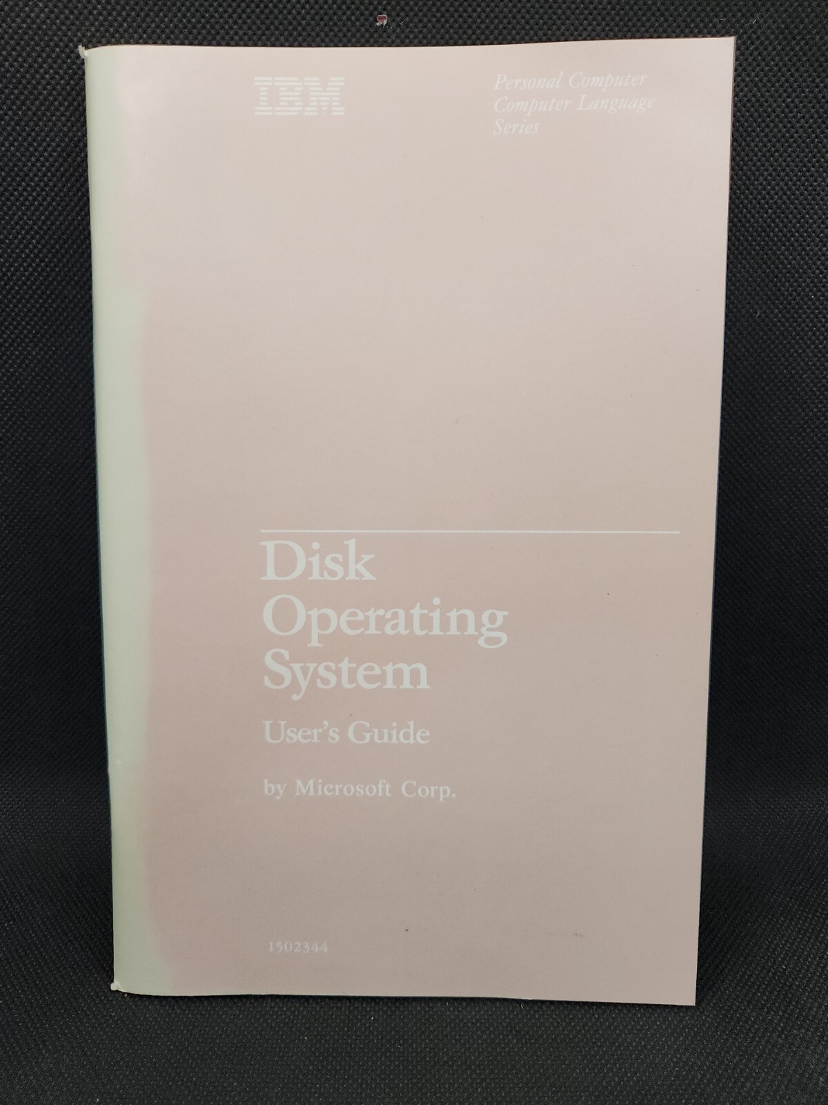 Microsoft Disk Operating System User's Guide 1983 First Edition Version 2.10