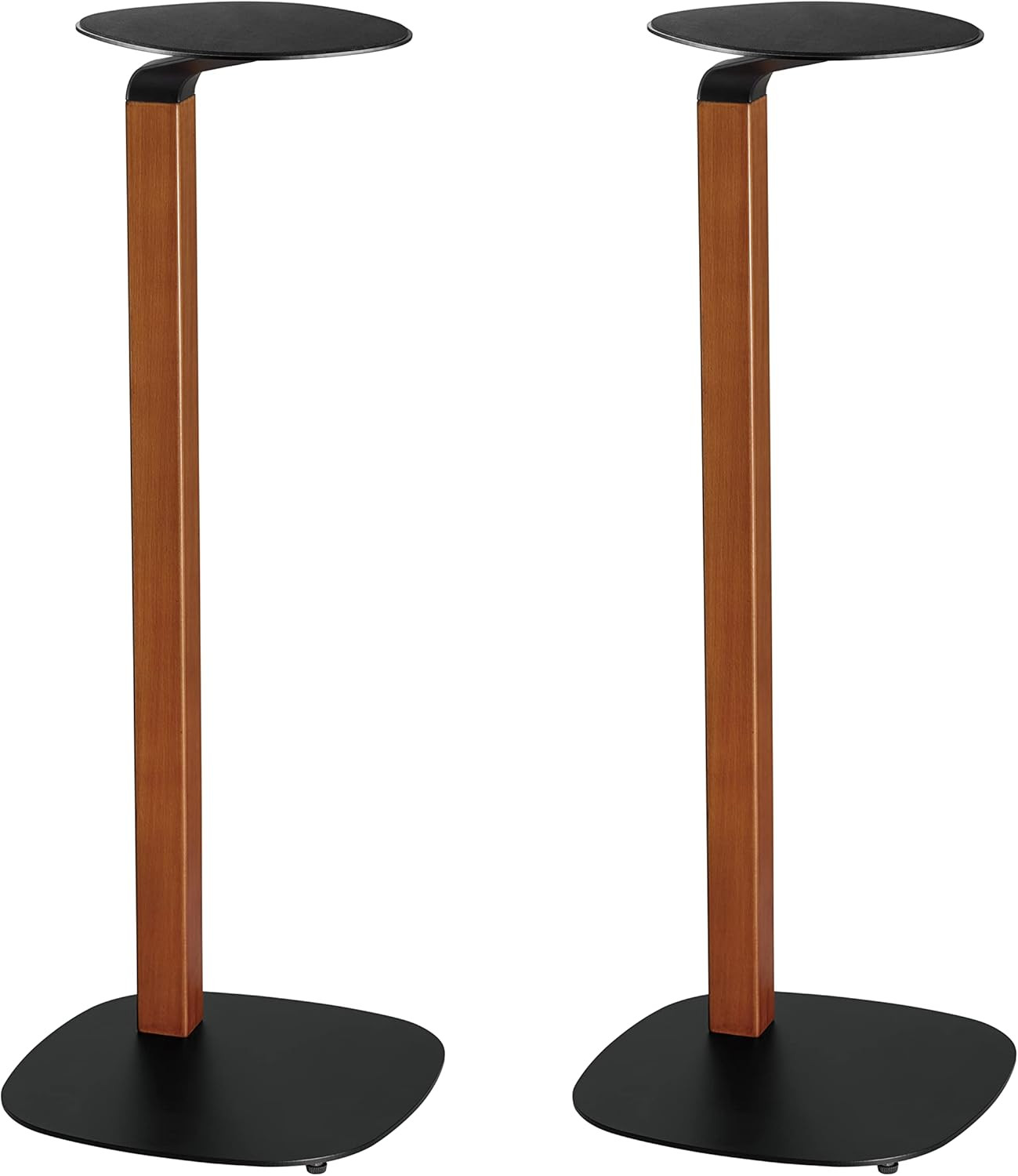 Wooden Universal Speaker Floor Stands | 2 Pack | Pair | Speakers up to 22 LBS |