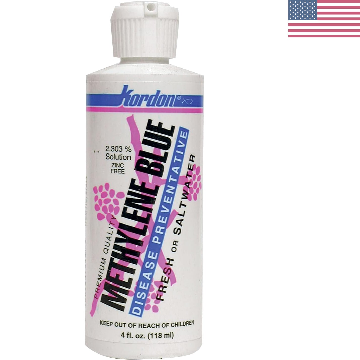 Methylene Blue Disease Preventative for Aquariums – 4oz of Fish Health Assurance