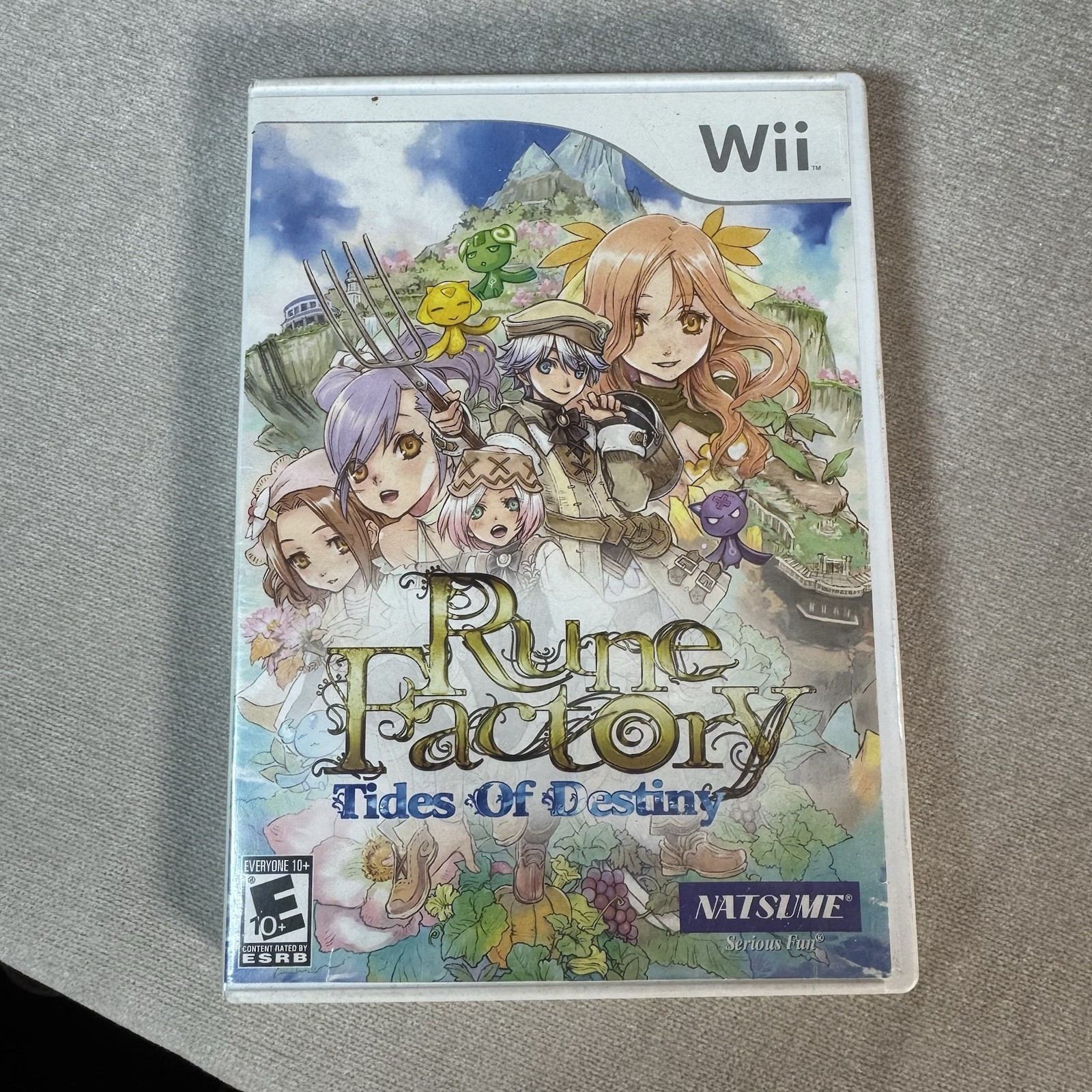 CASE ONLY Rune Factory: Tides of Destiny (Nintendo Wii, 2011)