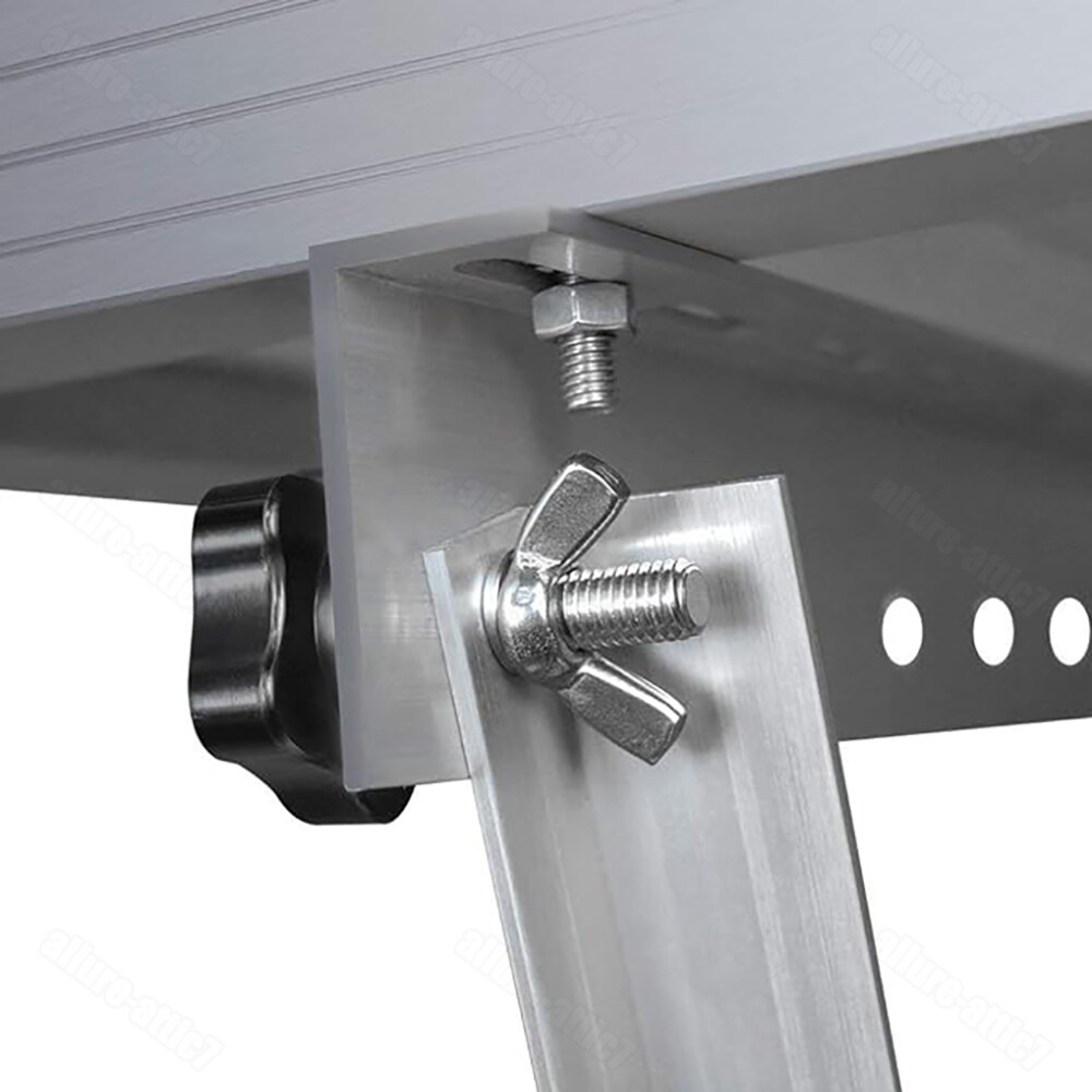 Solar Panel RV Tilt Mount Brackets Kit System Roof Flat Surface Adjustable Frame