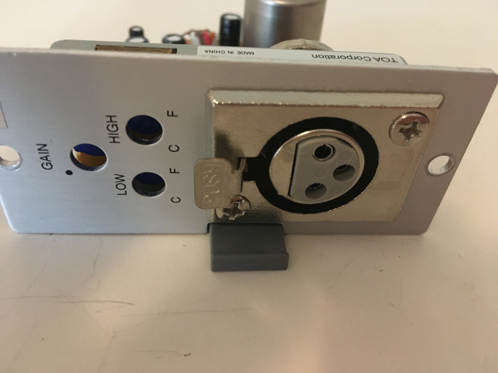 TOA M-01 Balanced Mic Input Expansion Module DIN