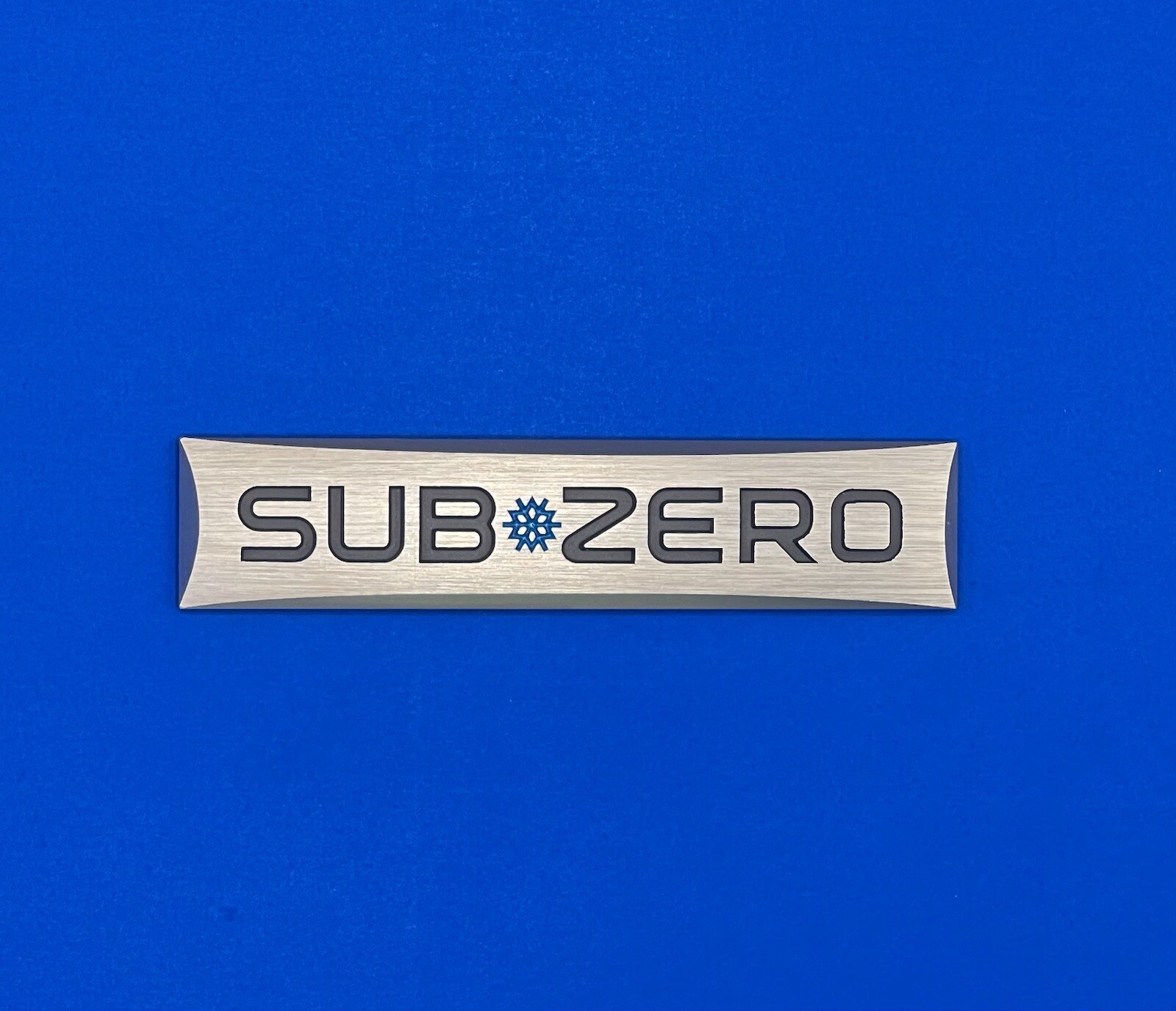 OEM Nameplate For Sub-Zero Fridge Freezer Badge Emblem 3M Logo Polished Aluminum