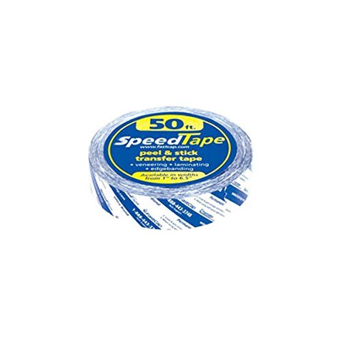 1Inx50Ft Peel and Stick SpeedTape Double Sided Adhesive Tape for Edge Banding -