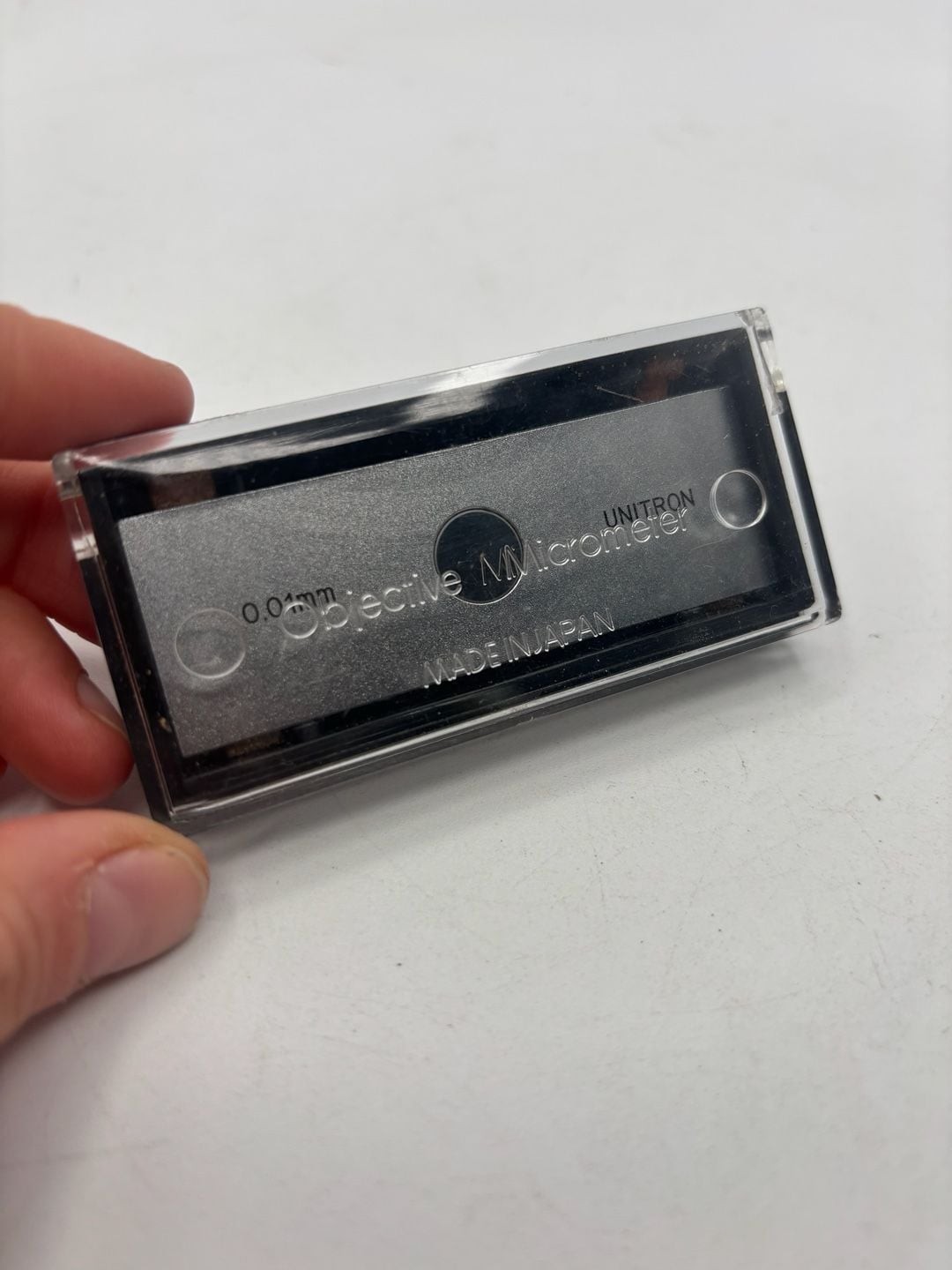 Unitron Objective Micrometer Calibration Slide 0.01mm
