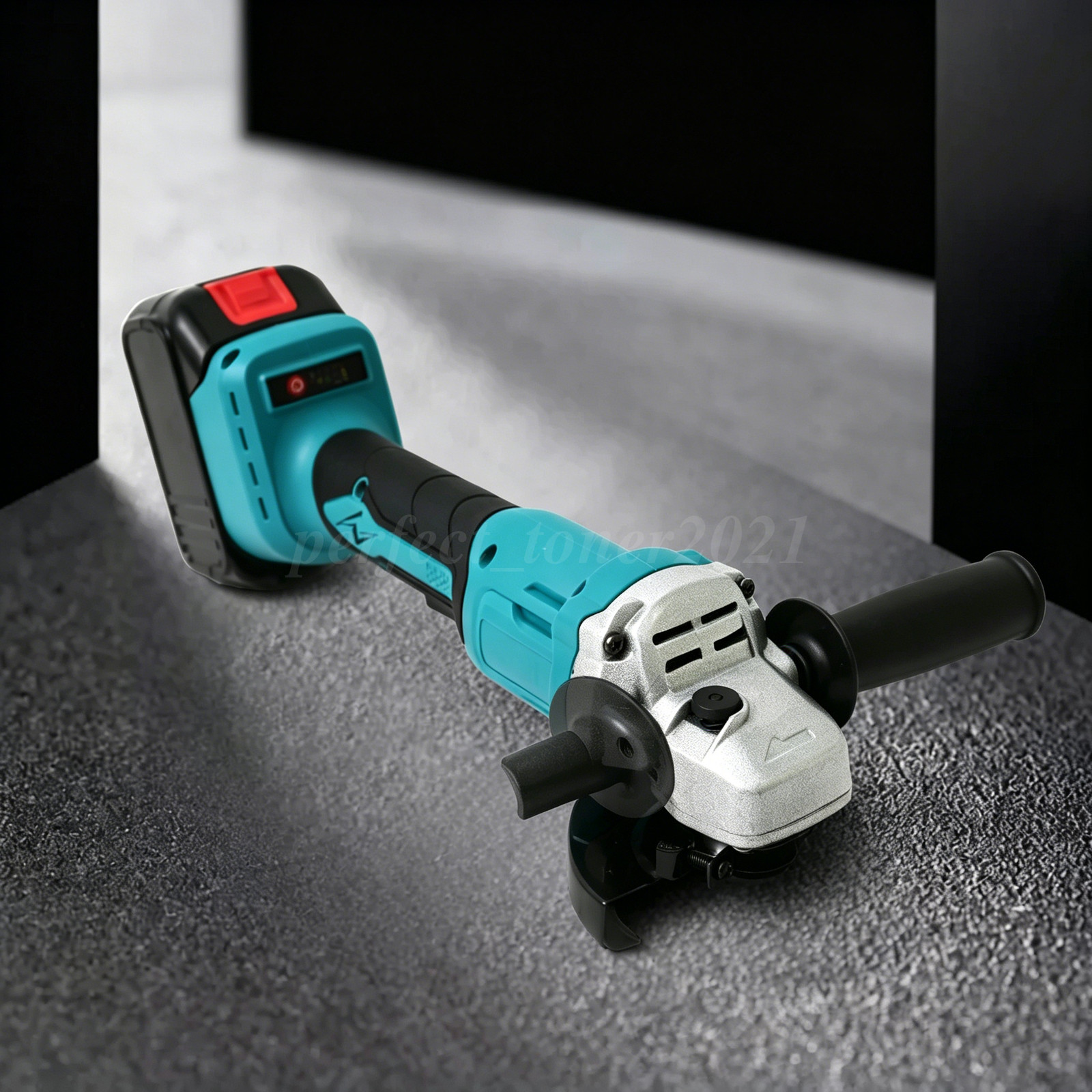 4 Inch 21V Cordless Angle Grinder, Compact Multi Function Power Tool Kit