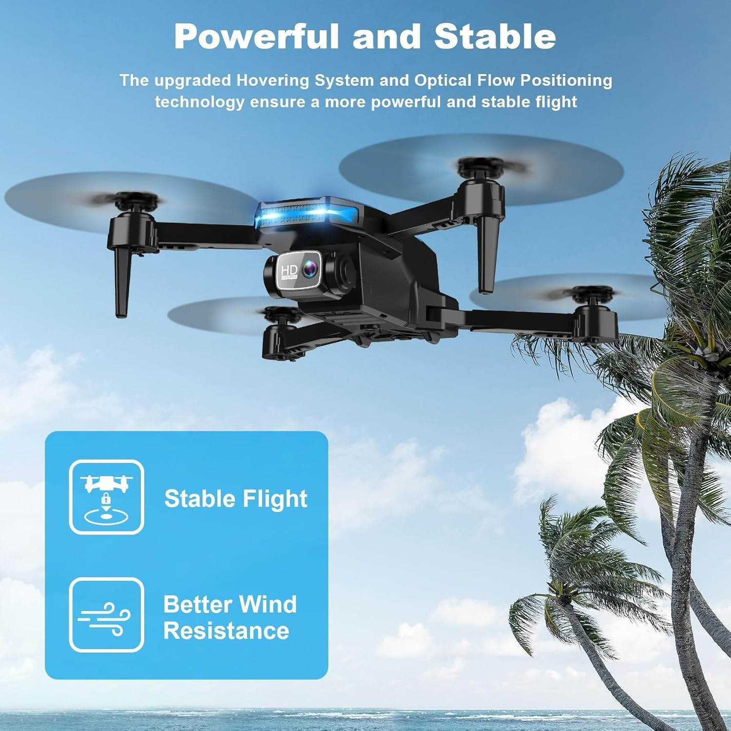 Drone with Camera-Drone with Screen on Controller for Beginners, Foldable Remote