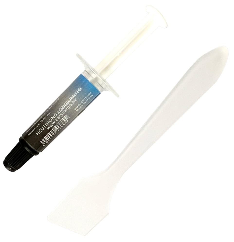 1g Silver Thermal Paste Kit - High Conductivity Cooling Compound for Electronics