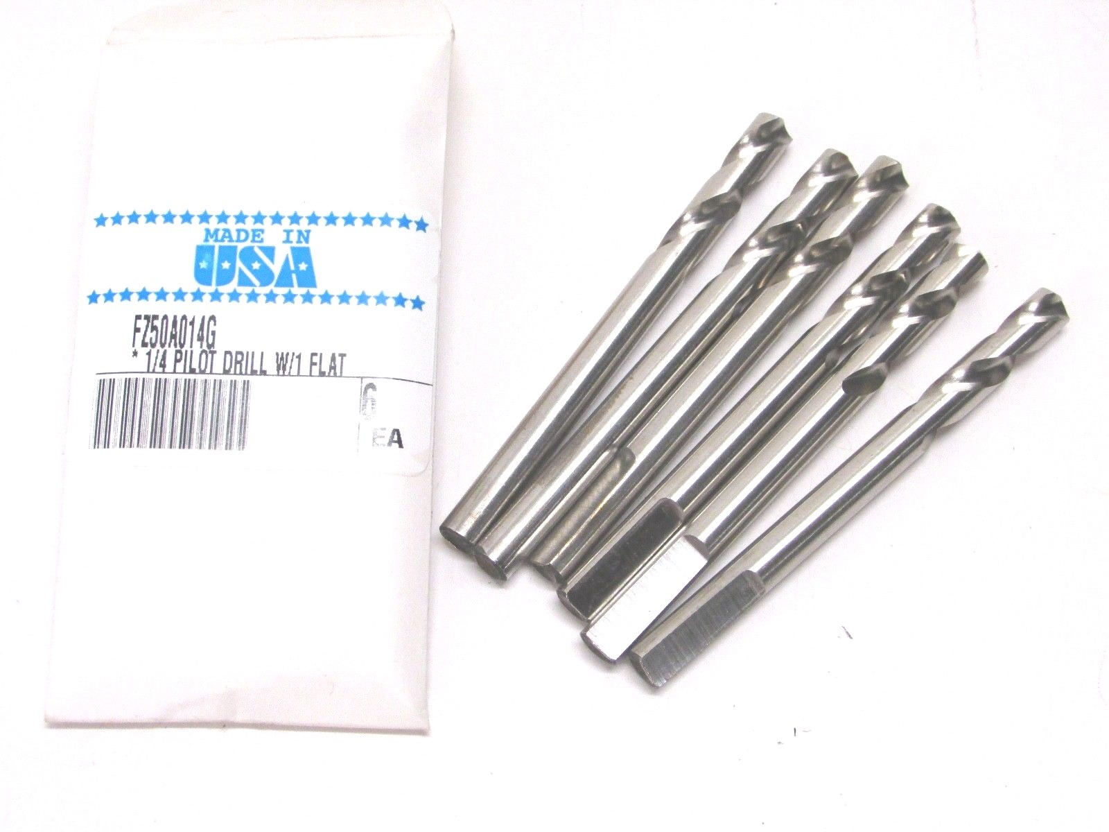 LOT of (6) PRECISION DORMER 1/4" x 3-1/4" WOOD HOLE SAW PILOT BIT, FZ50A014G