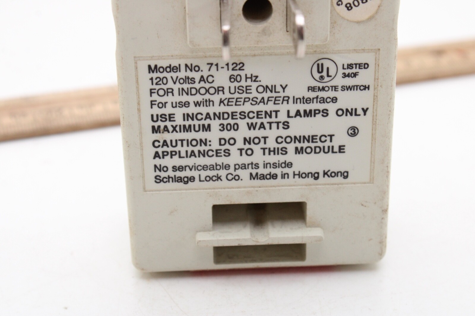 Schlage 71-122 HouseLighter Lamp Module Tested