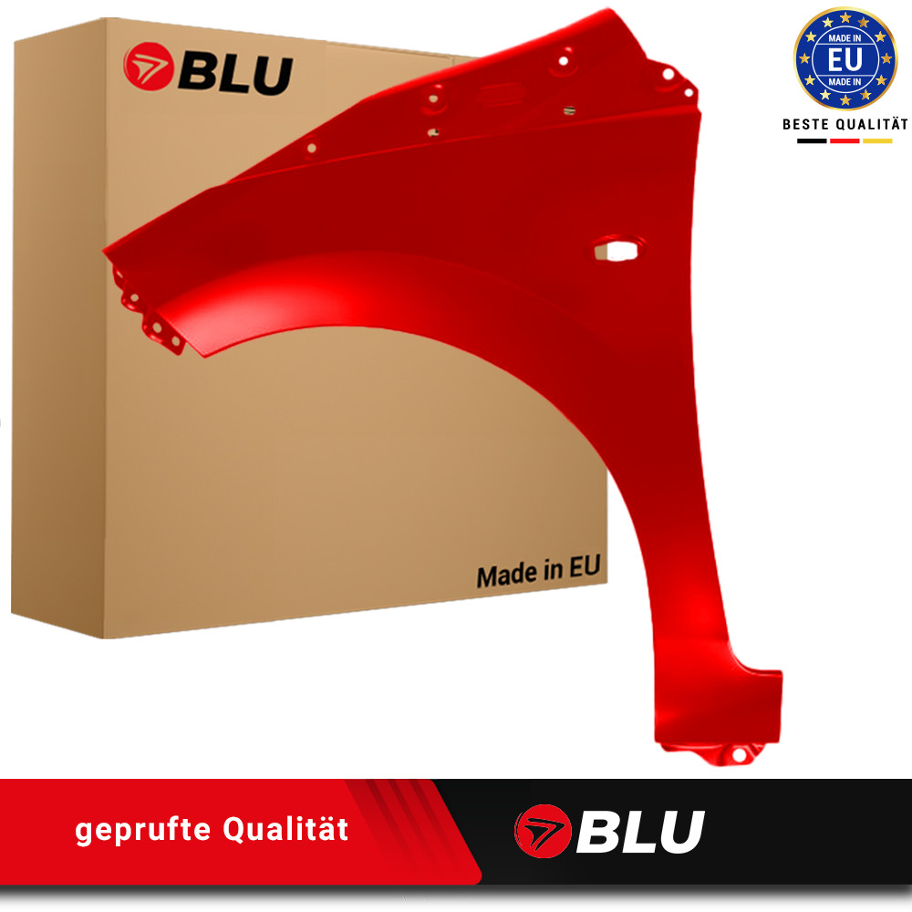 Fender For Toyota Aygo 2 II 3P0 Left Red 14-22 Front Painted New BLU