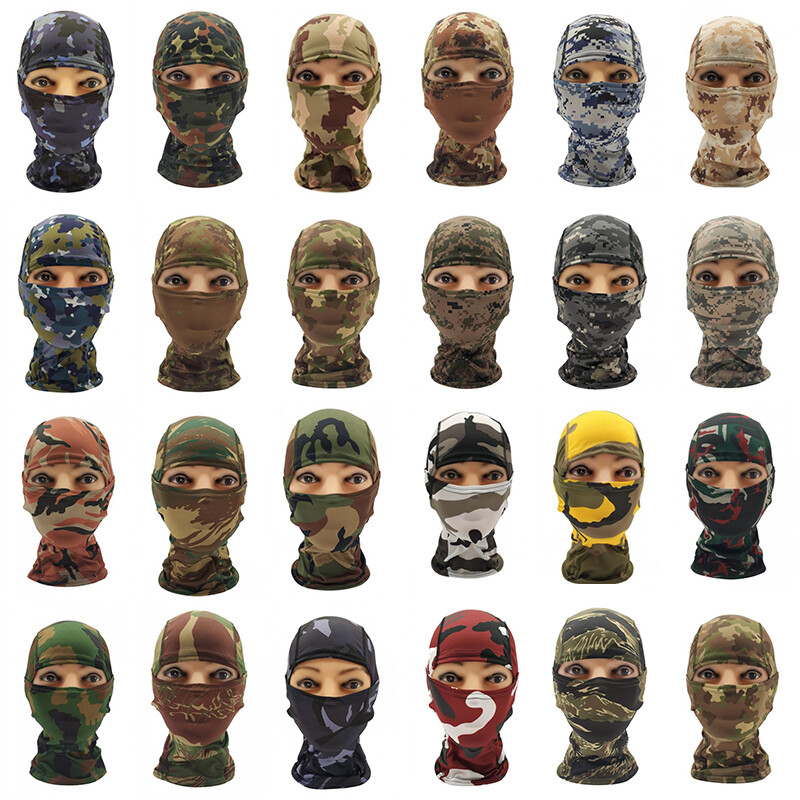 Hunting Camo Balaclava Face Mask Neck Gaiter Snoods CS Outdoor Sports Headwear