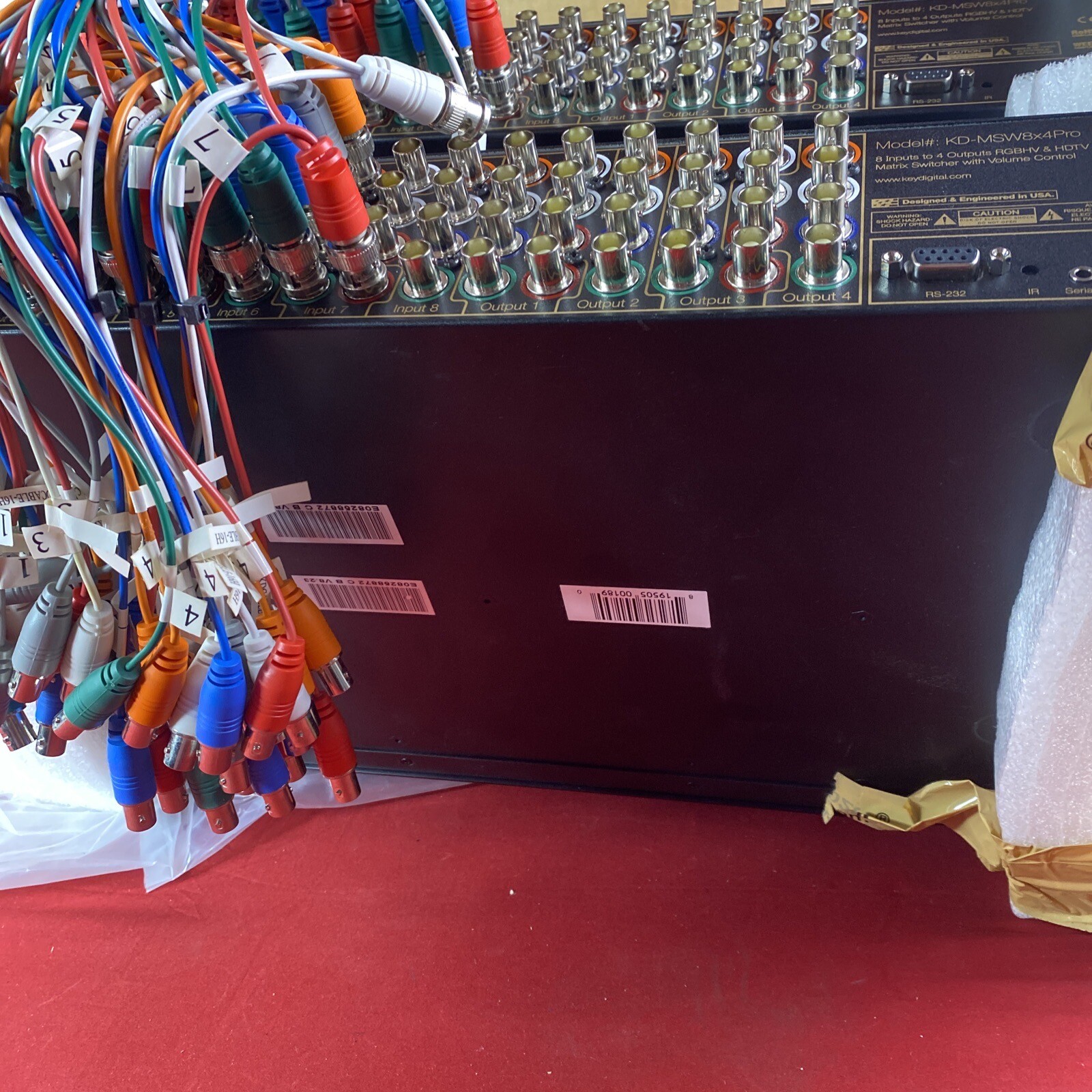 Key Digital (KD-MSW8x4PRO-8) Matrix Switchers Special Modified To 8x8 - Read!!!