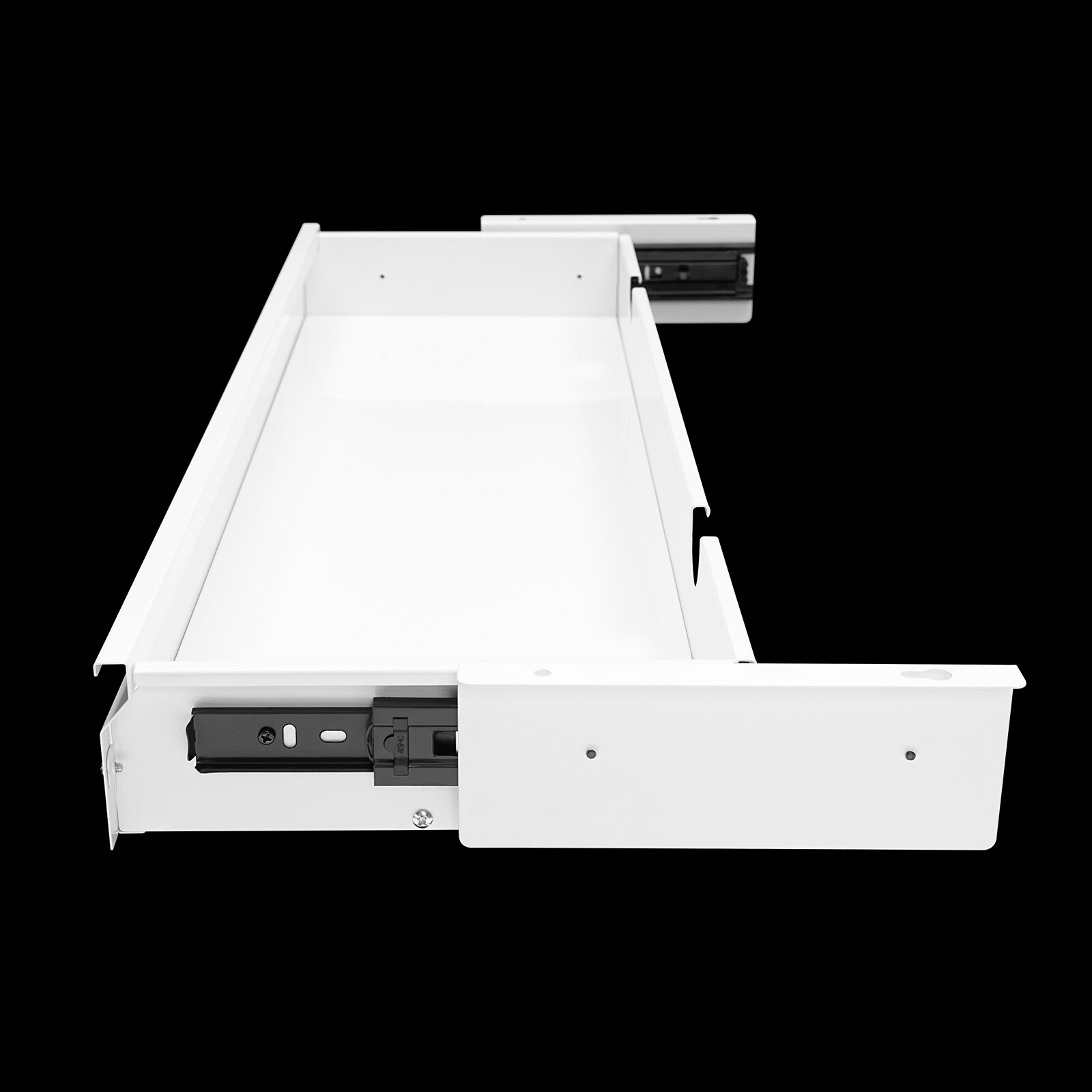 Under Desk Mounted Sliding Pull-out Drawer for Sit Stand Workstation