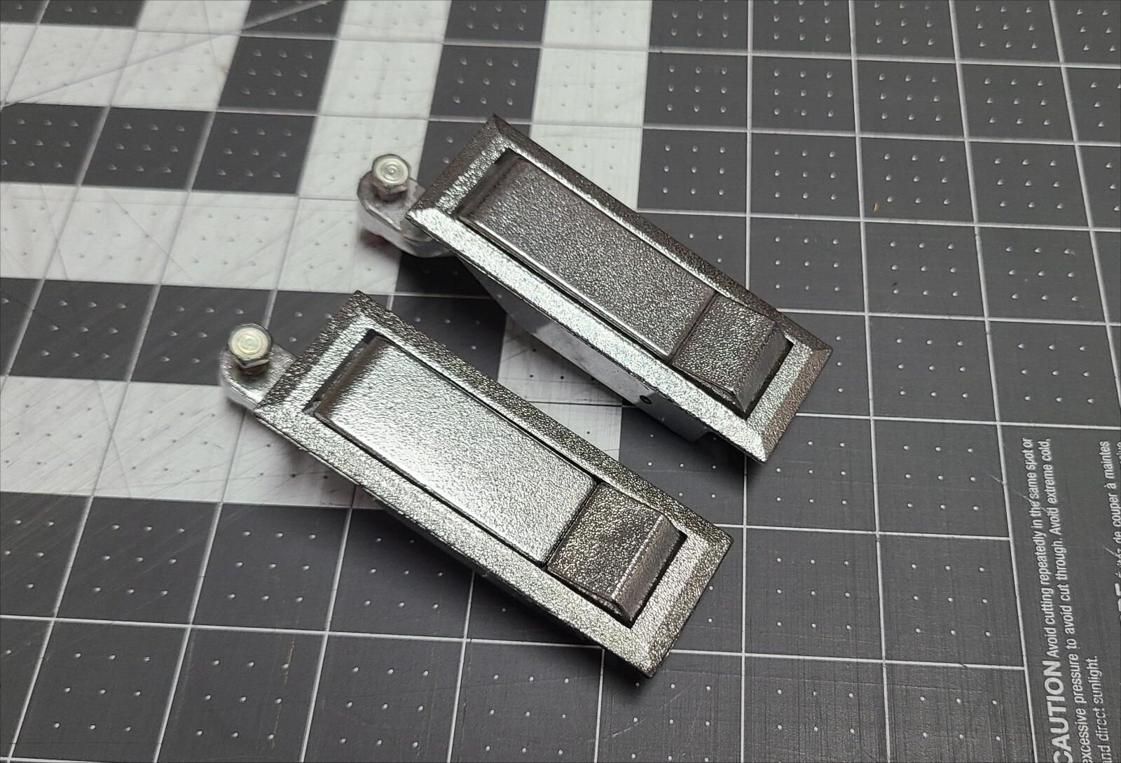 LOT OF 2 TRIGGER LATCH COMPRESSION LATCH ADJUSTABLE NON-LOCKING CHROME FINISH