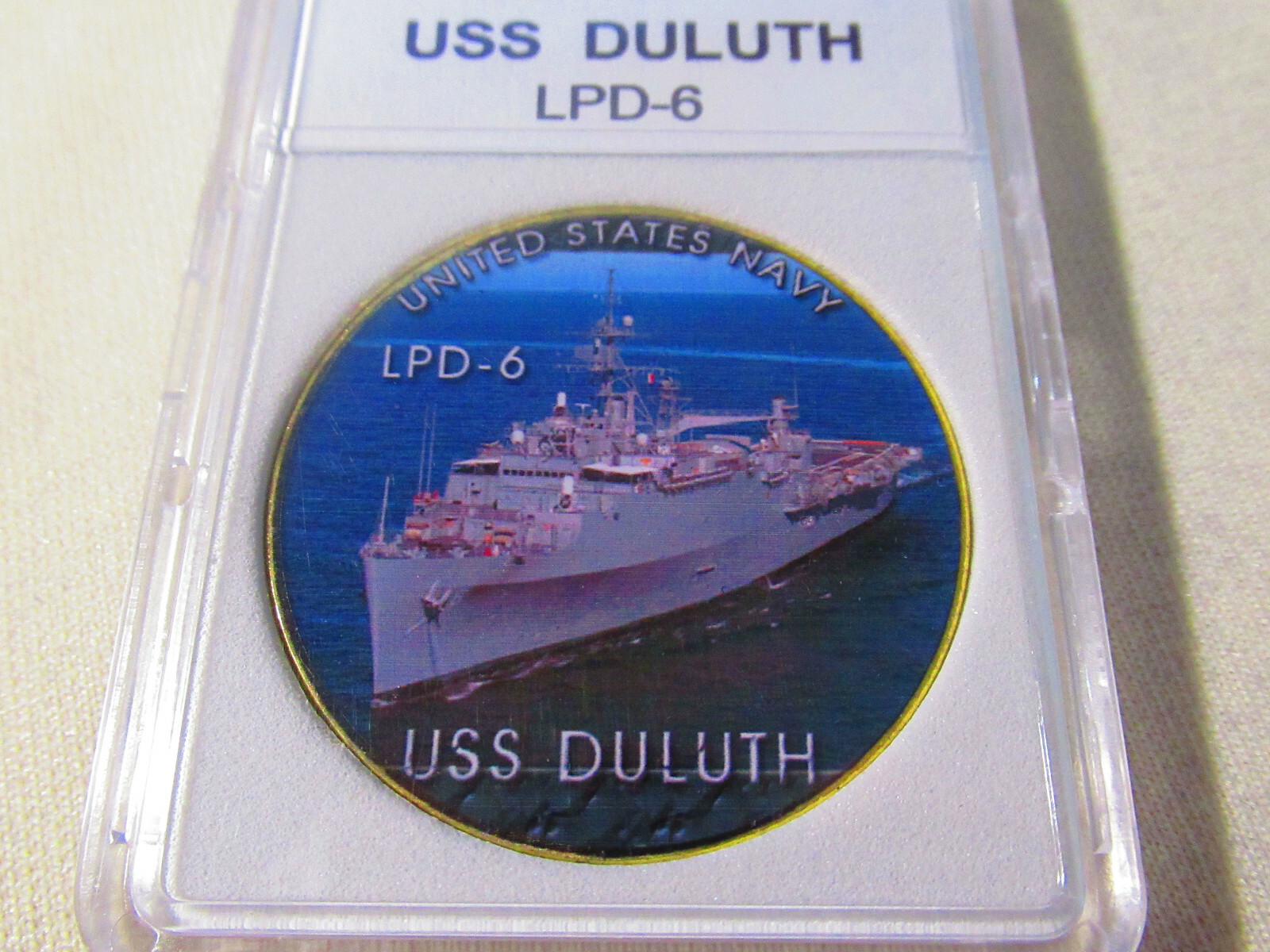 US NAVY - USS DULUTH (LPD-6) Challenge Coin