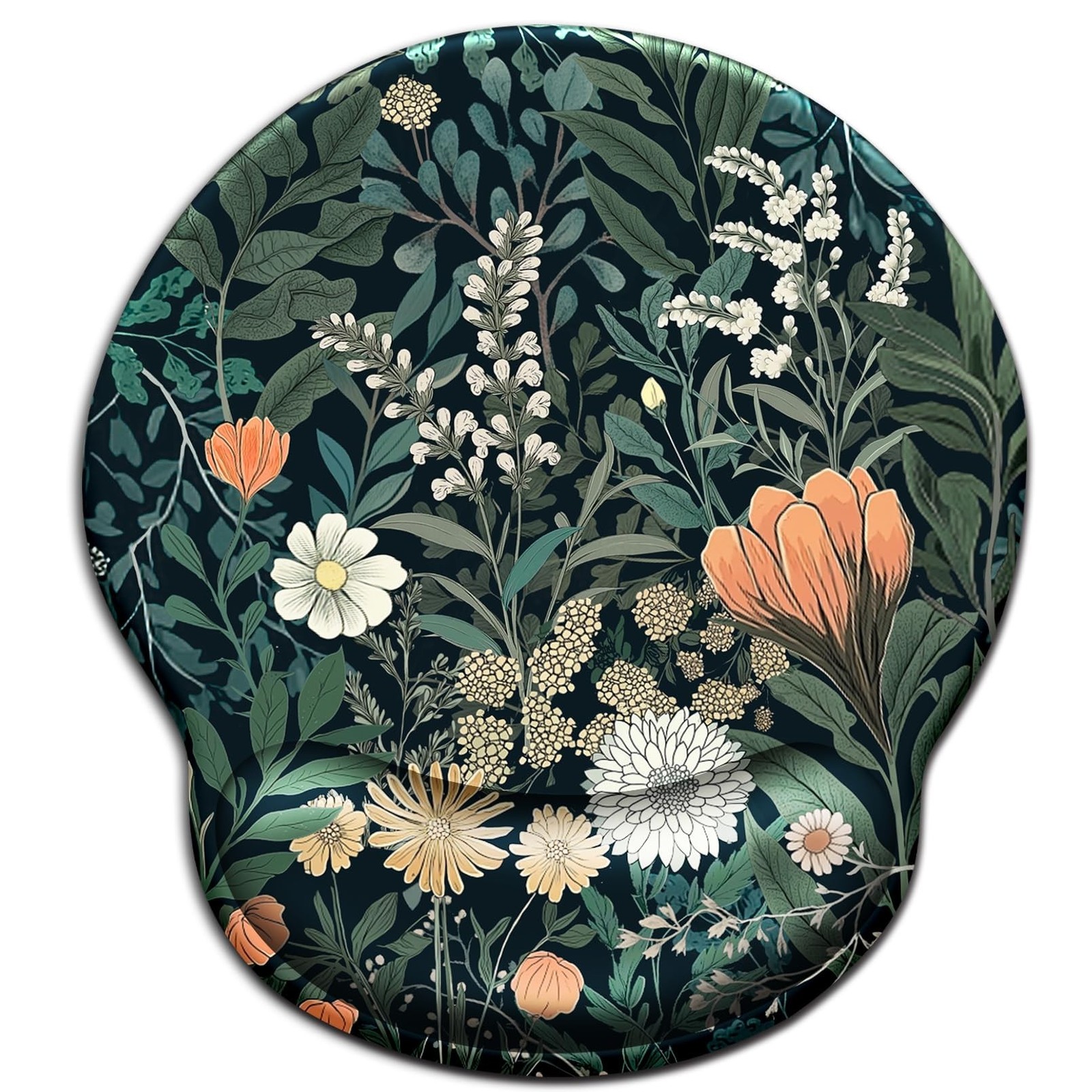 Blusabaca Wildflower Mouse Pad Wrist Rest Ergonomic Mousepad Wrist Support | ...