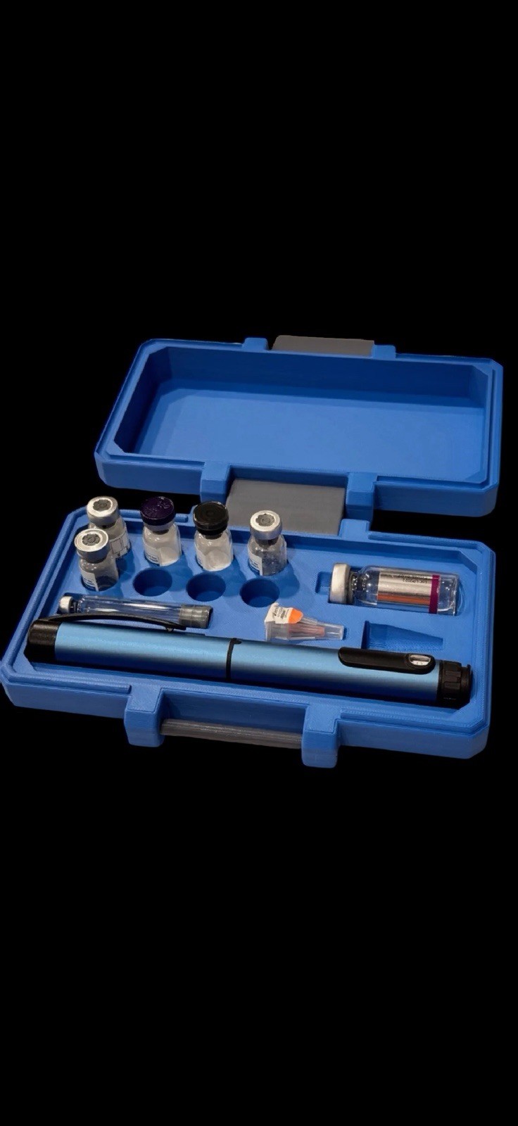Peptide & Insulin Pen Storage Case with Latch