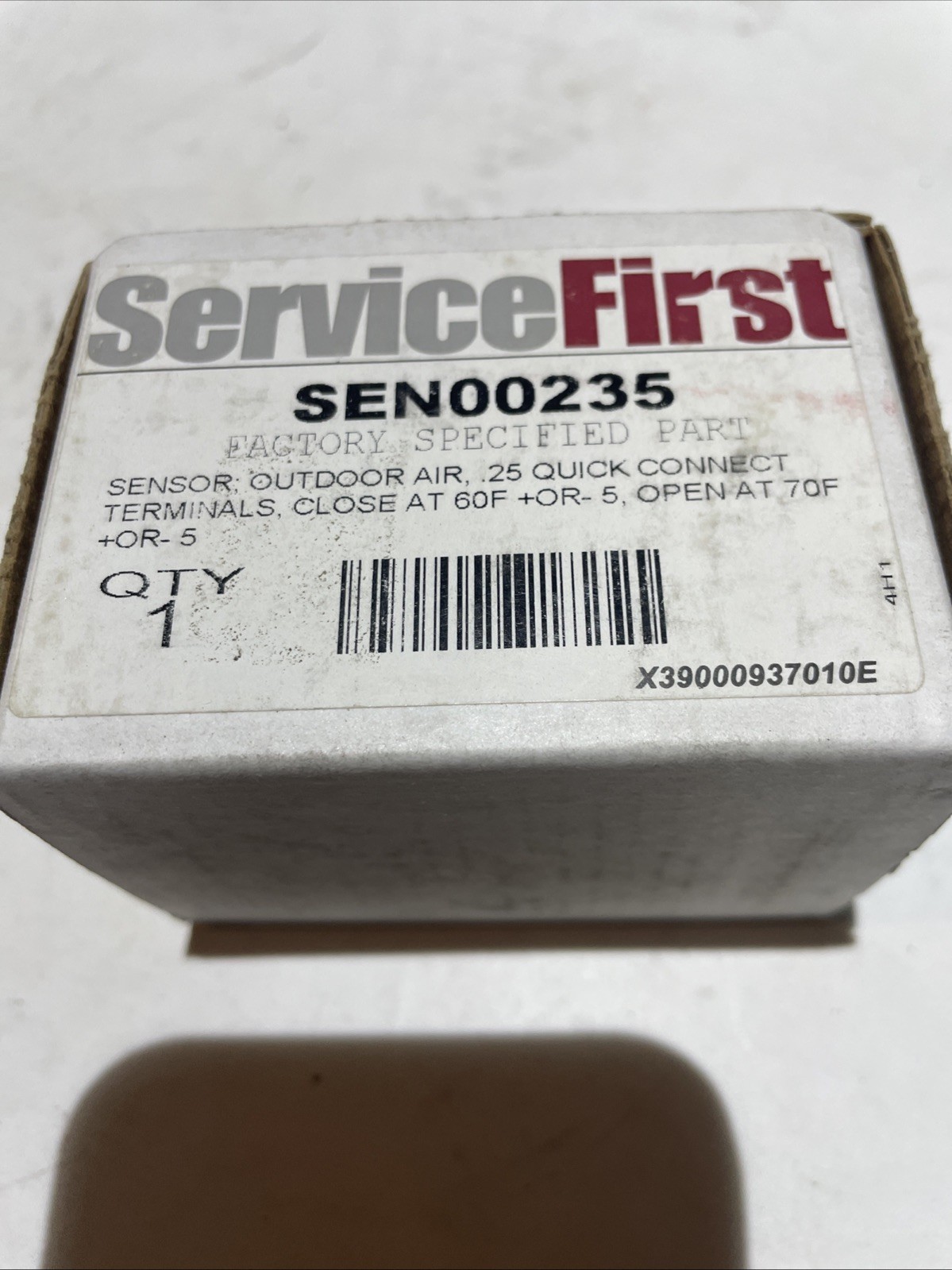 SERVICE FIRST/TRANE SEN00235 OUTDOOR AIR SENSOR-NIB