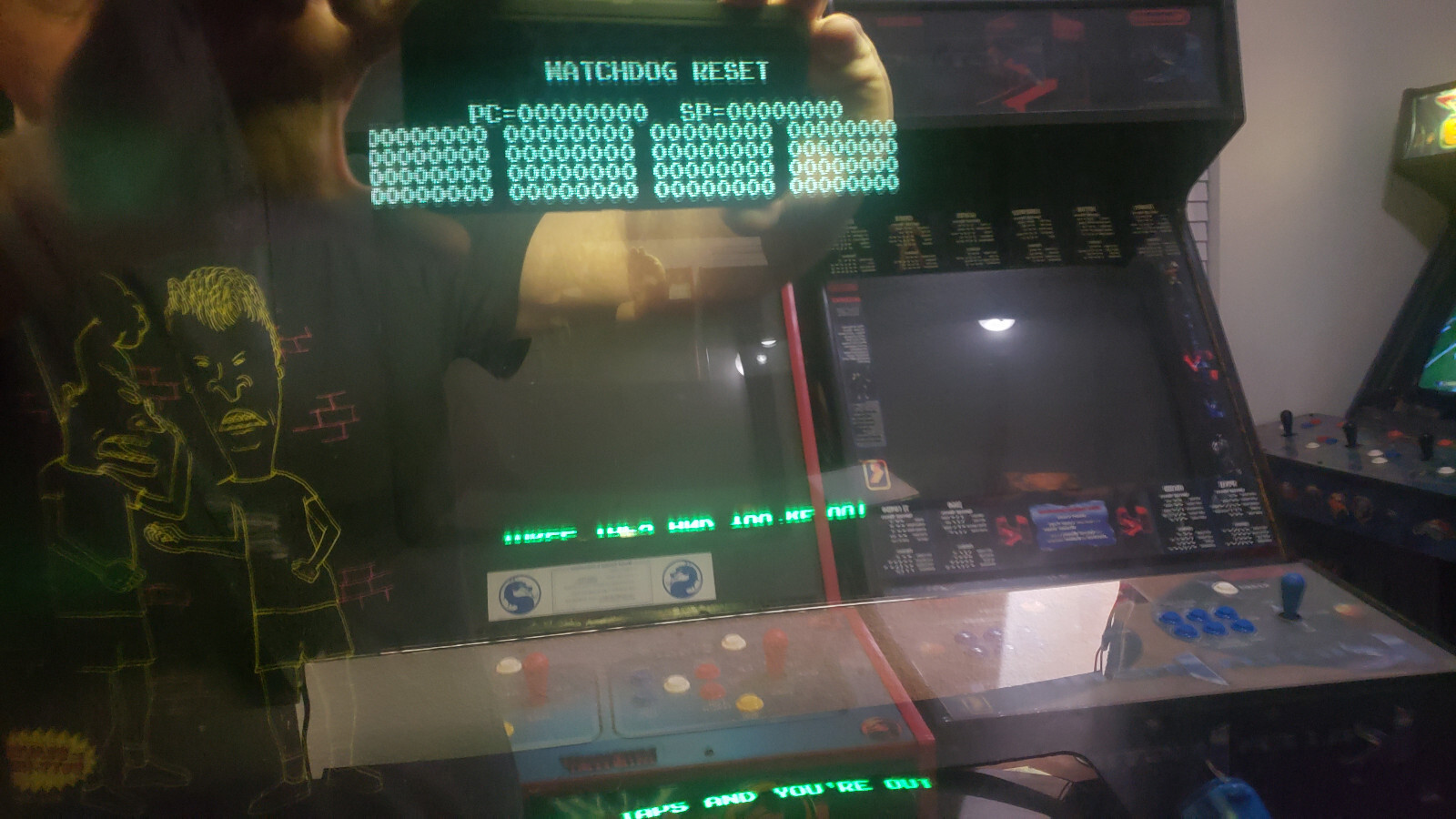 AREA 51 ARCADE MACHINE by ATARI 1995 With CRT MOSTLY WORKING *NEEDS TLC***READ**
