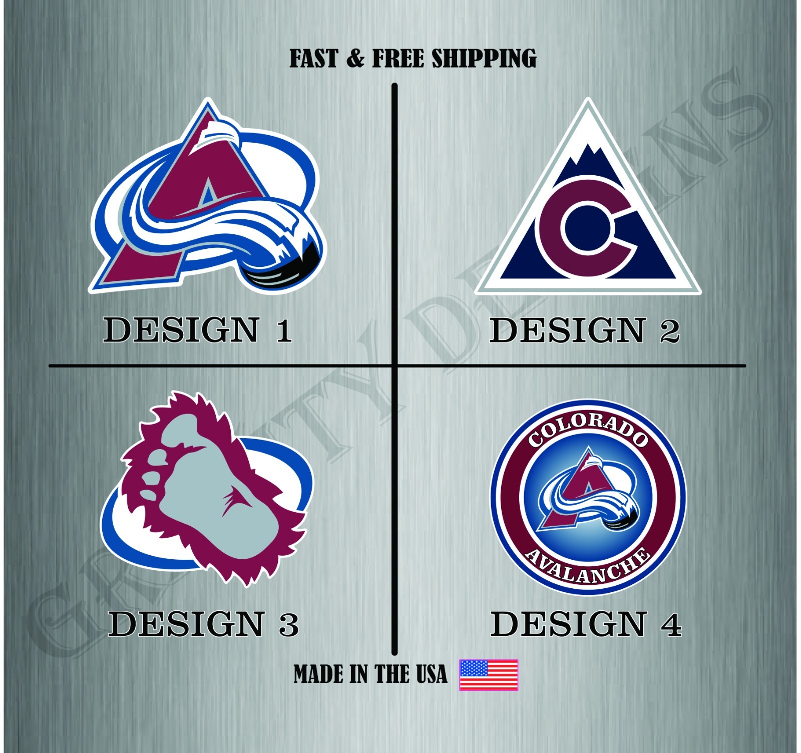 Colorado Avalanche NHL Hockey Sticker Vinyl Decal Truck Car Bumper Water Resist