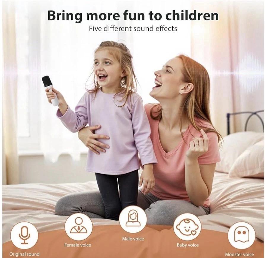 childrens Mini Karaoke Bluetooth Enabled,compatible With All Mobile Phones