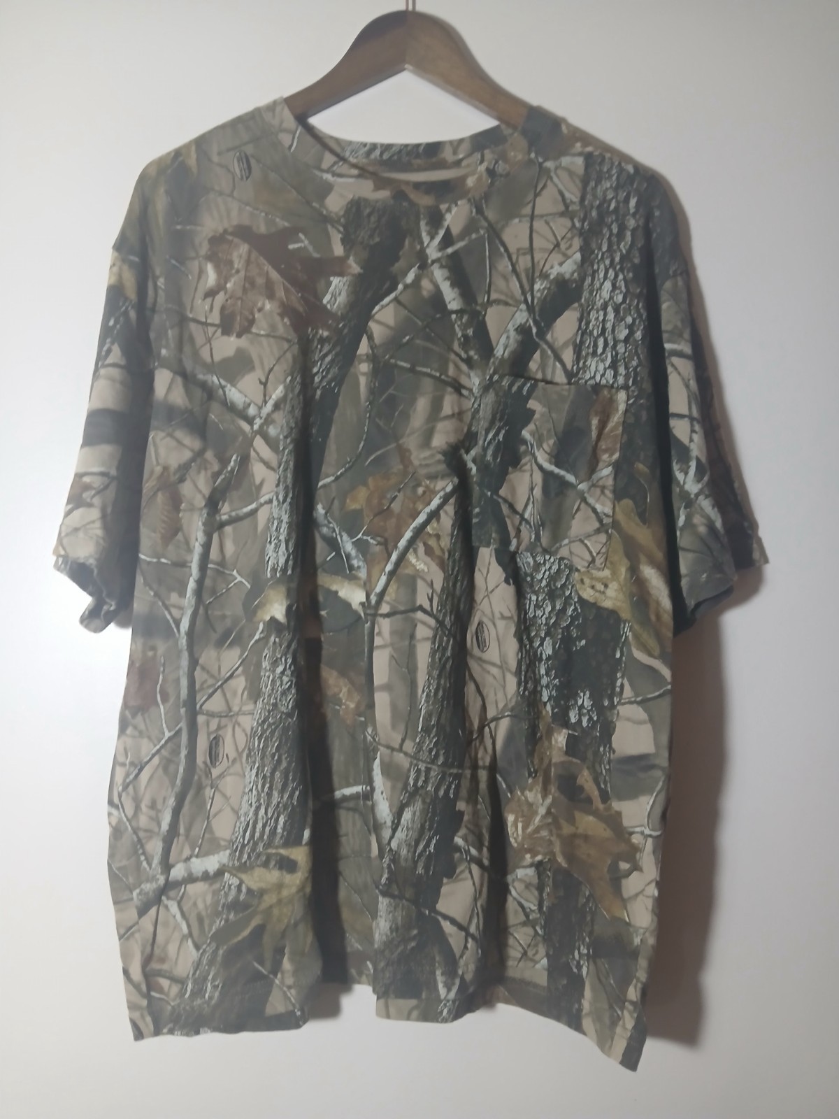 Camouflage Outfitters Ridge SS Realtree Hardwoods Shirt Size XL