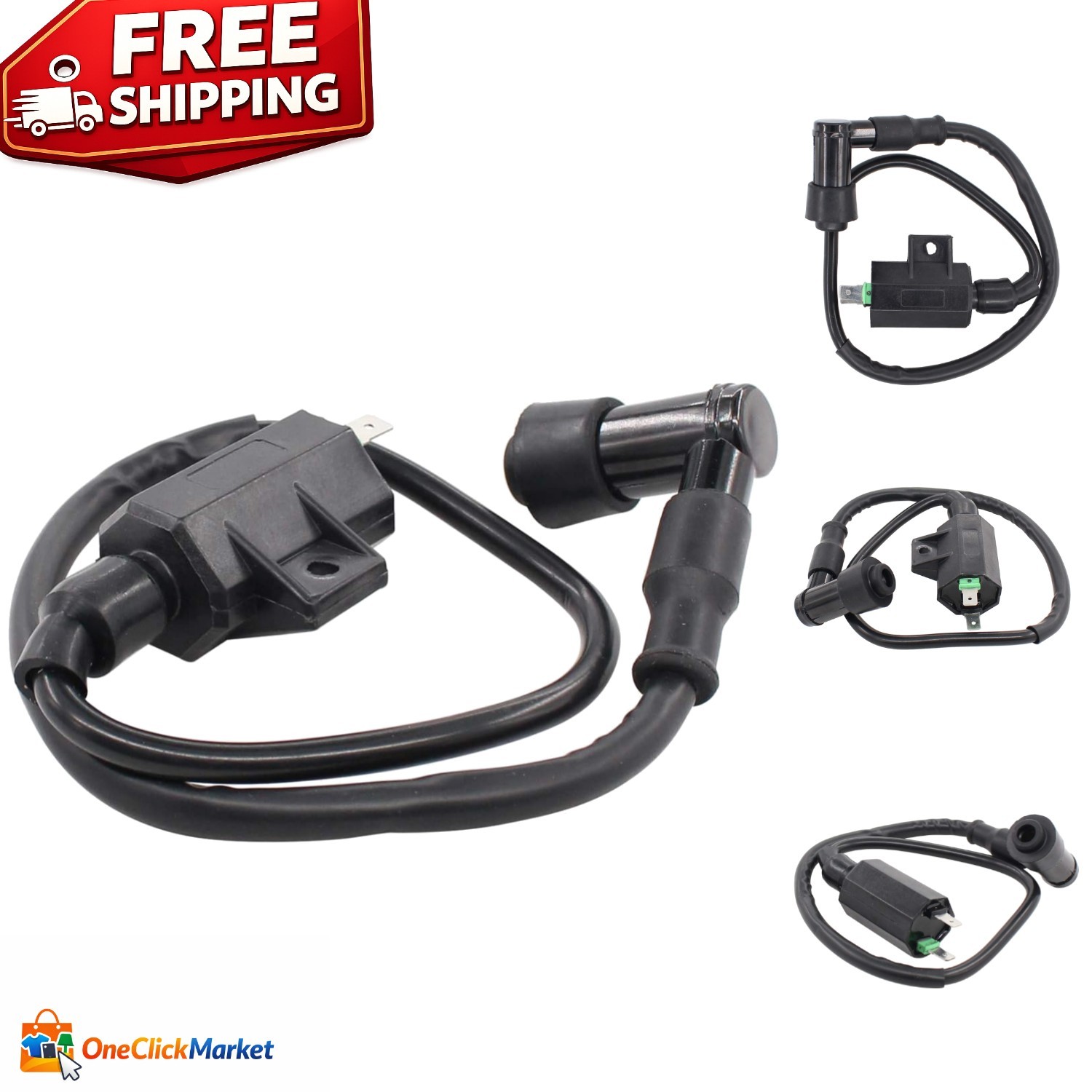 High-Performance Ignition Coil Compatible with Kawasaki Prairie & Bayou Models