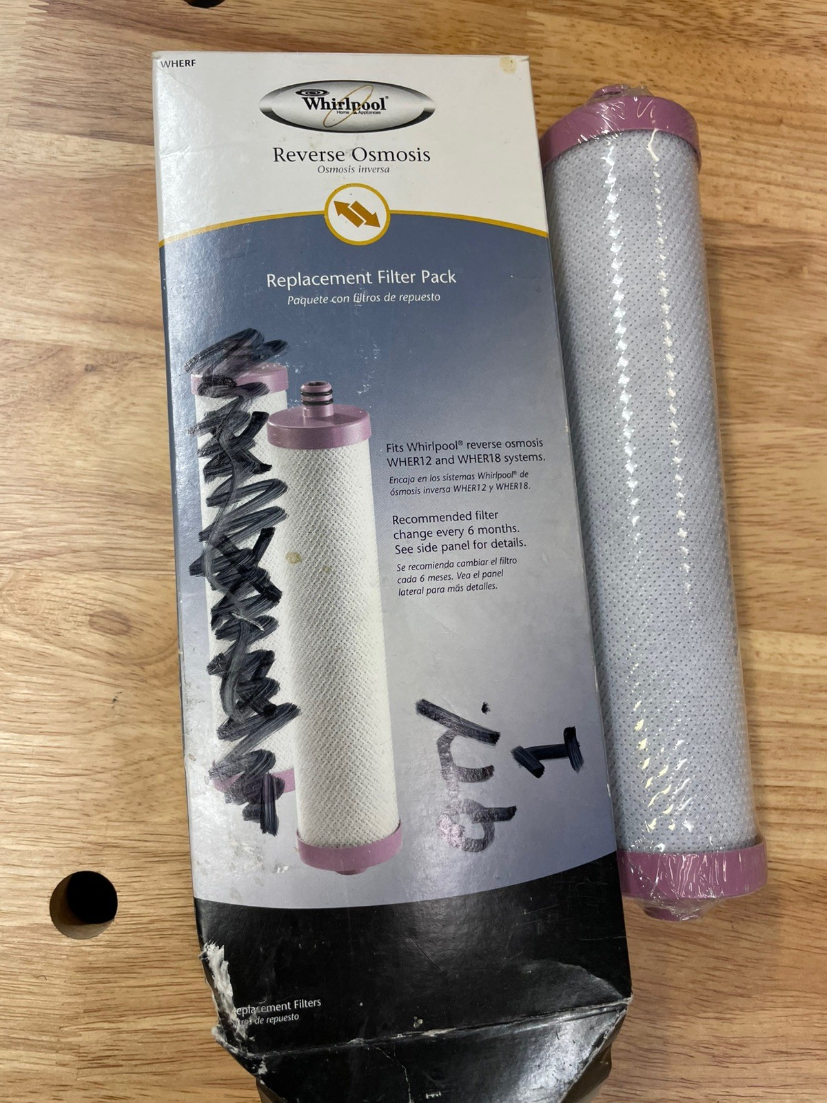Whirlpool Reverse Osmosis Filter WHERF, WHER18 WHER12 - BRAND NEW SEALED 1