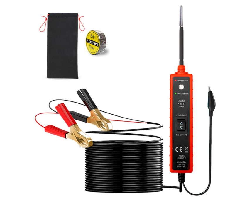 Probador de circuitos de potencia, luz de prueba de 6V-24V CC, detección de cort