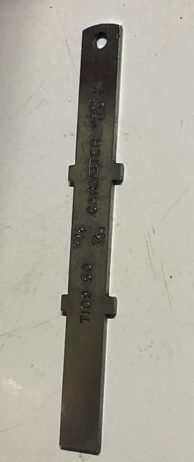 VINTAGE CARTER CARBURETOR TOOL #T109-50 7/64" 5/64" Pre-owned