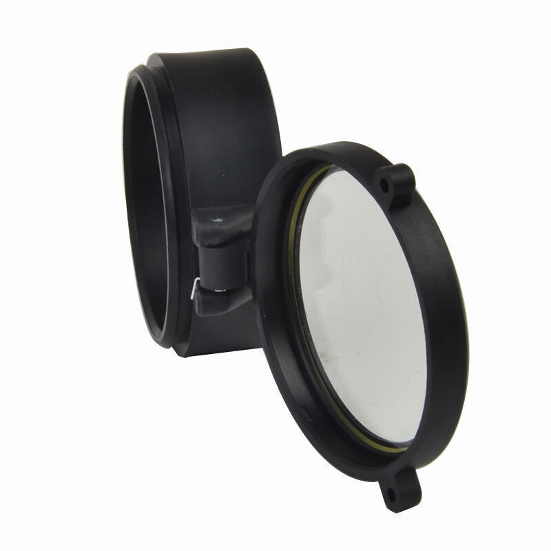 30-69mm Flip Spring Up Open Lens Cover Through transparent Rifle scope Cap