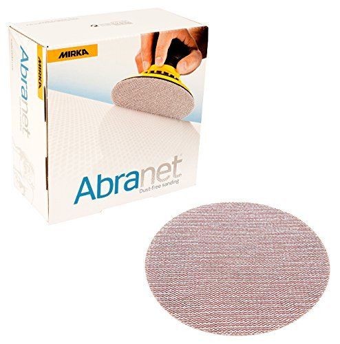 Mirka 9A-241-150 Abranet 6" Grip Mesh Sanding Discs 50 Ct 150 Grit