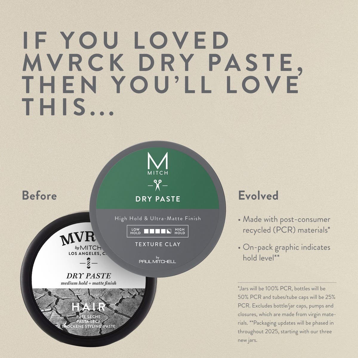 Paul Mitchell Mitch Dry Paste 3oz New Package & Authentic (Former Mvrck)