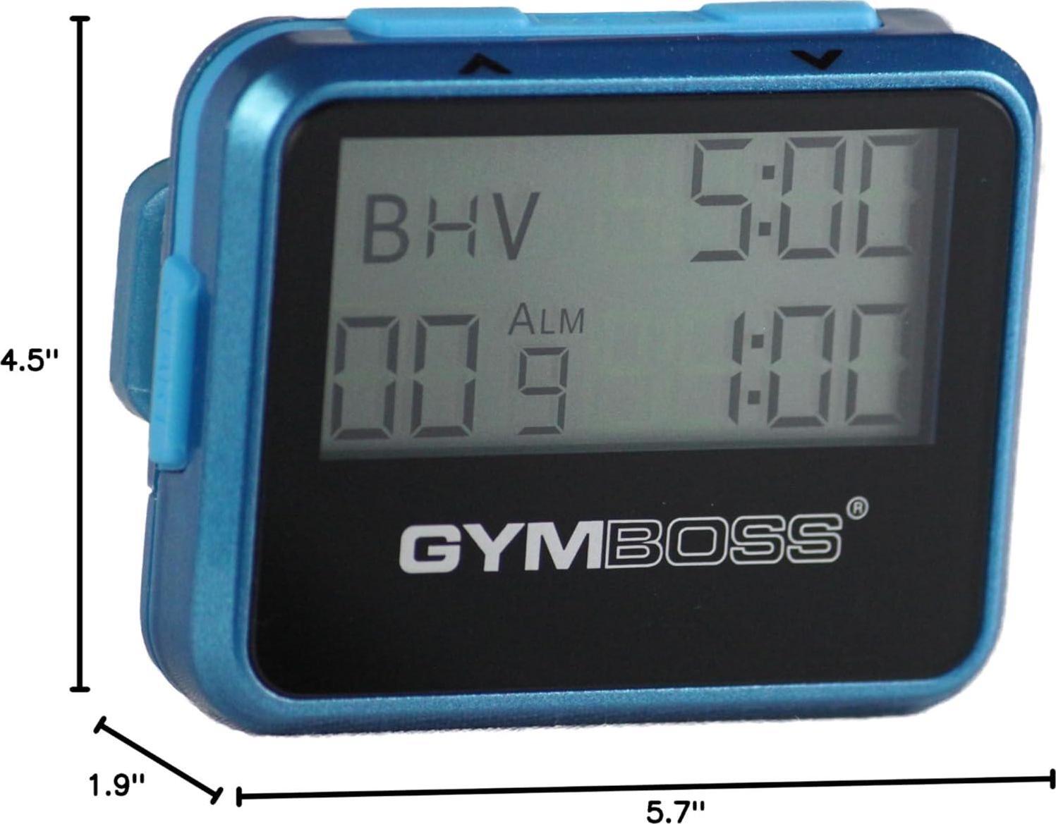Gymboss Interval Timer And Stopwatch - Teal/Blue Metallic Gloss