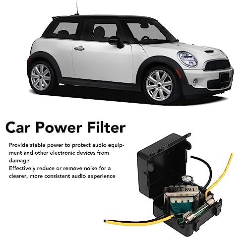 Car Power Filter Noise Ground Loop Isolator Car Audio Noise Filter 12V Car