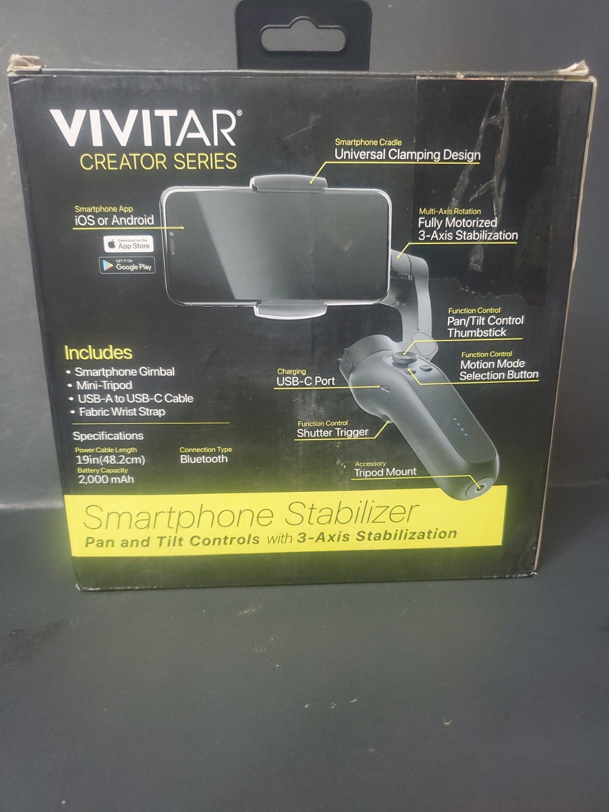 VIVITAR CREATOR SERIES SMARTPHONE 3 AXIS STABILIZER