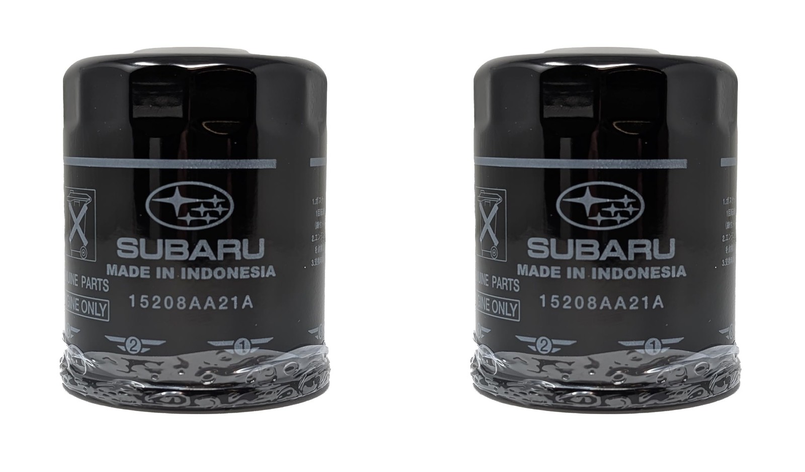 Subaru Engine Oil Filter & Crush Washer Kit (1, 2, 3, 6, 12 pks 2 Pack