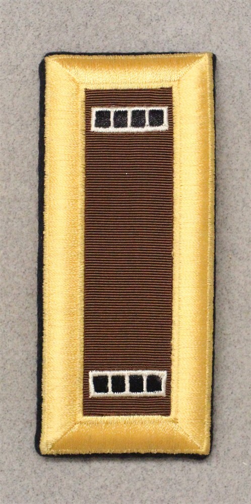 Army Shoulder Rank Straps 034 - Warrant Officer CWO-4 - Male, single