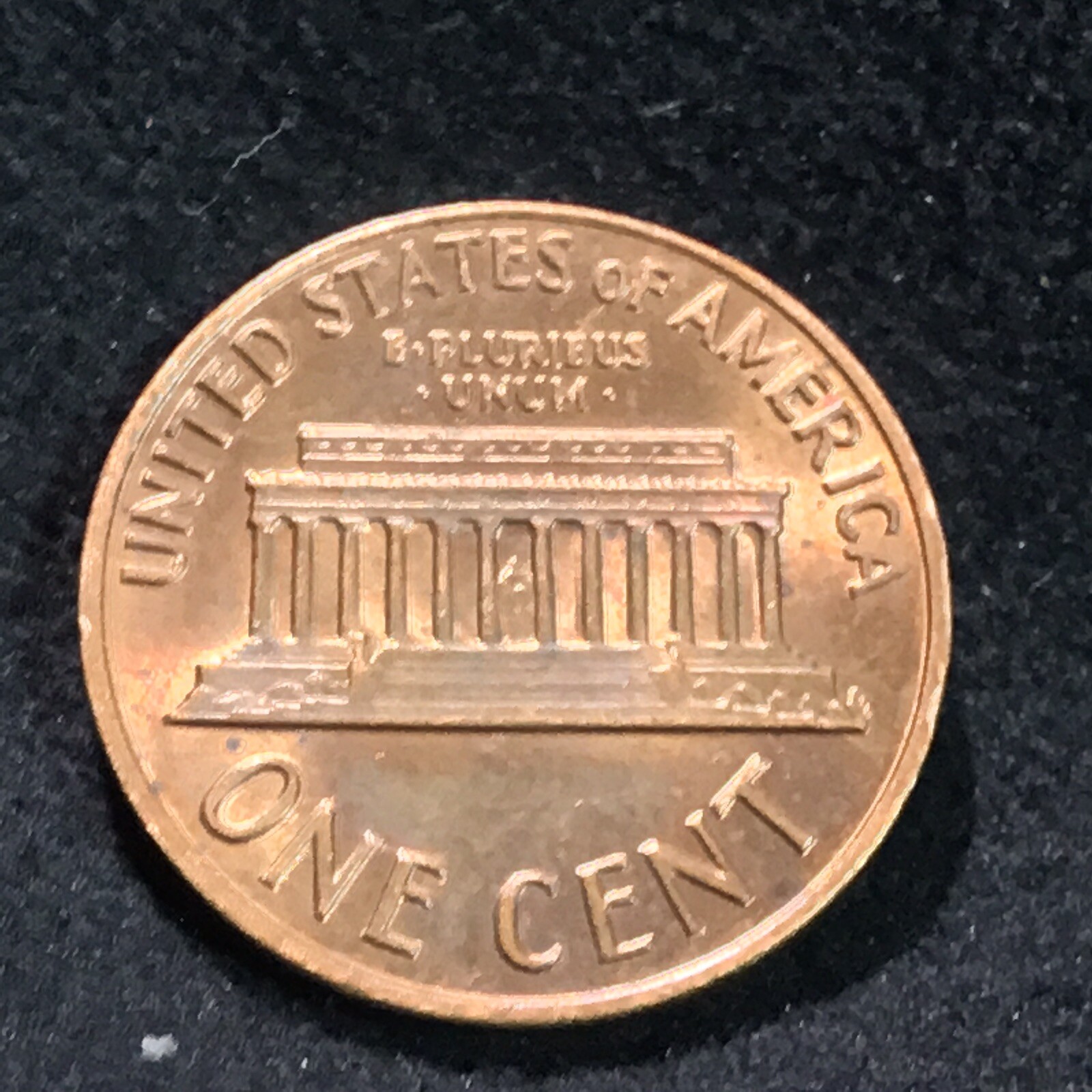 Lincoln memorial penny 1971 no mint mark.