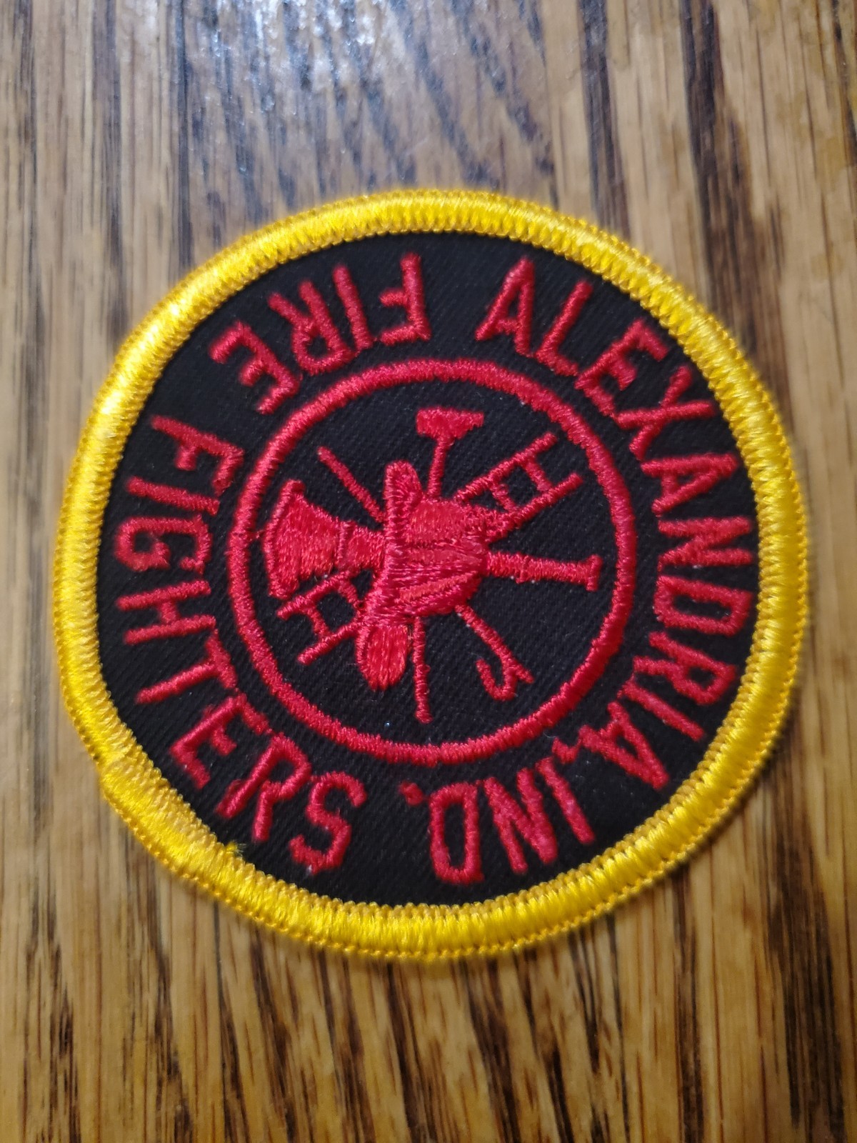 The patch is from Alexandria, Indiana, specifically for the Alexandria Fire...