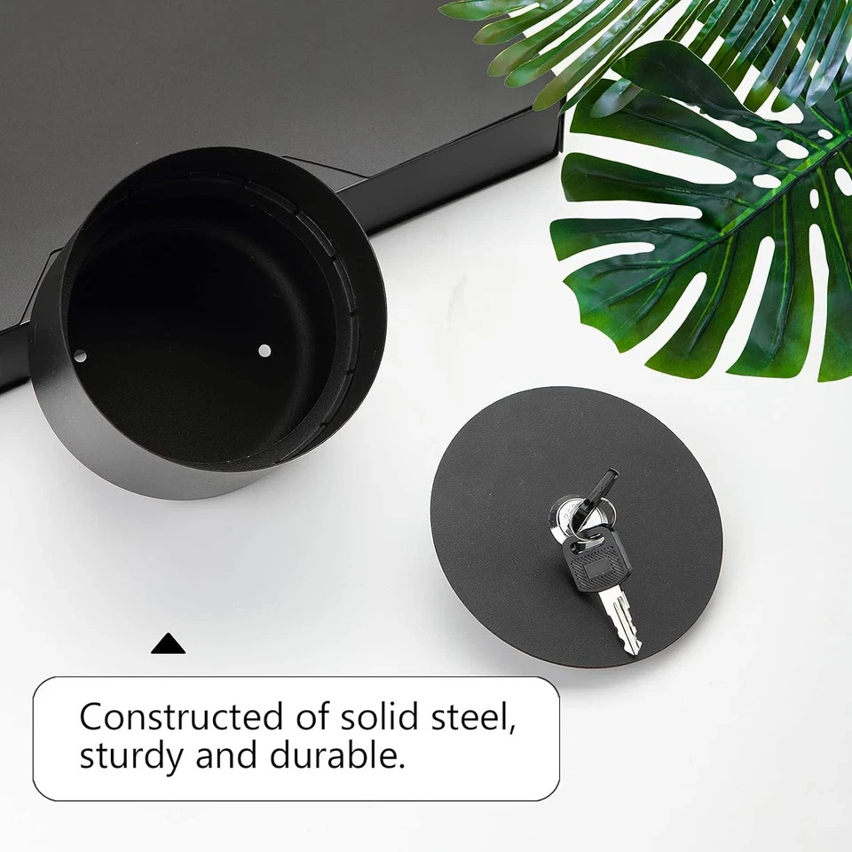 Flower Pot Diversion Safe with Key Lock, Secret Hidden Safe Lock Box, Perfect