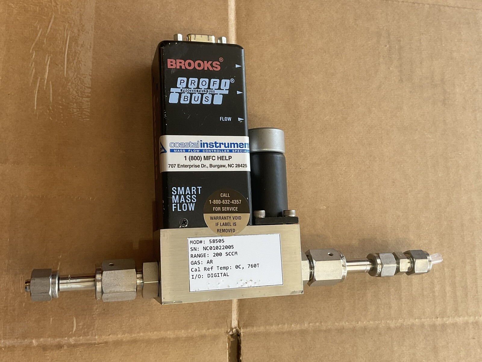 Brooks Profi Bus 5850S Smart Mass Flow