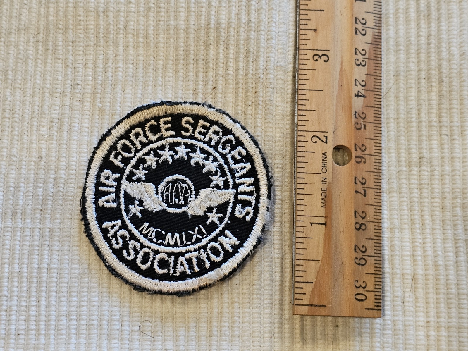 1960s USAF Air Force Vietnam Cold War Sergeants Association Patch L@@K!!!