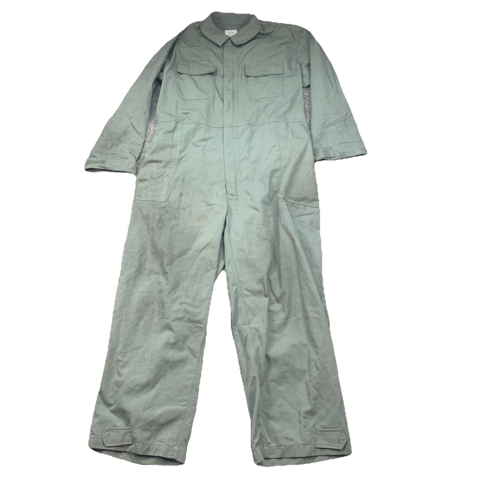 Grunge Utility Coveralls Mens XL Green Type III Thrashed US Military Uniform