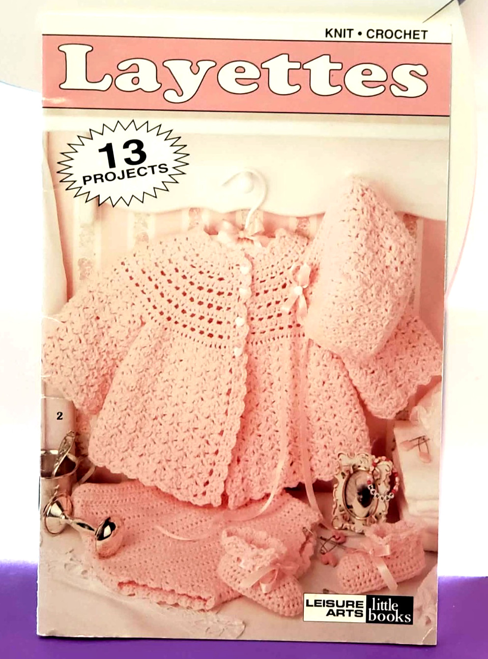 Knit & Crochet For Baby Red Heart Baby Teri Book 0129 * First Edition 1999
